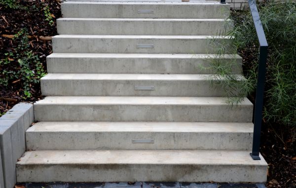 Poured Step Installation in Greeley