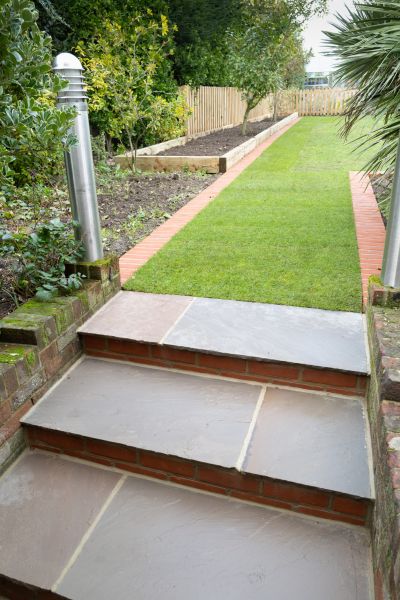 Backyard Steps Installation in Greeley